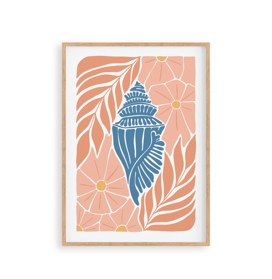 "Seashell" A4 Paint by Number Kit