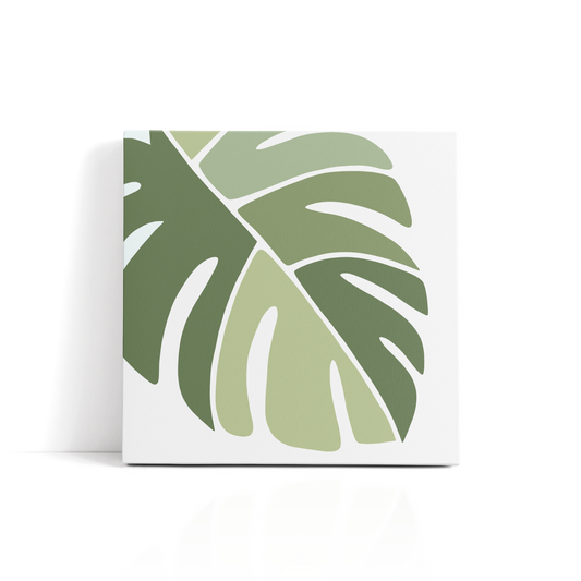 "Monstera" 8x8  Paint by Number Kit