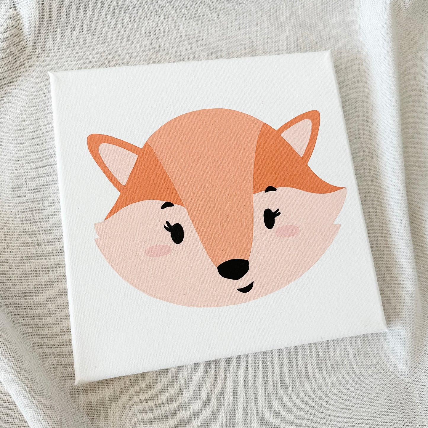 "Lil' Fox" 8x8  Paint by Number Kit
